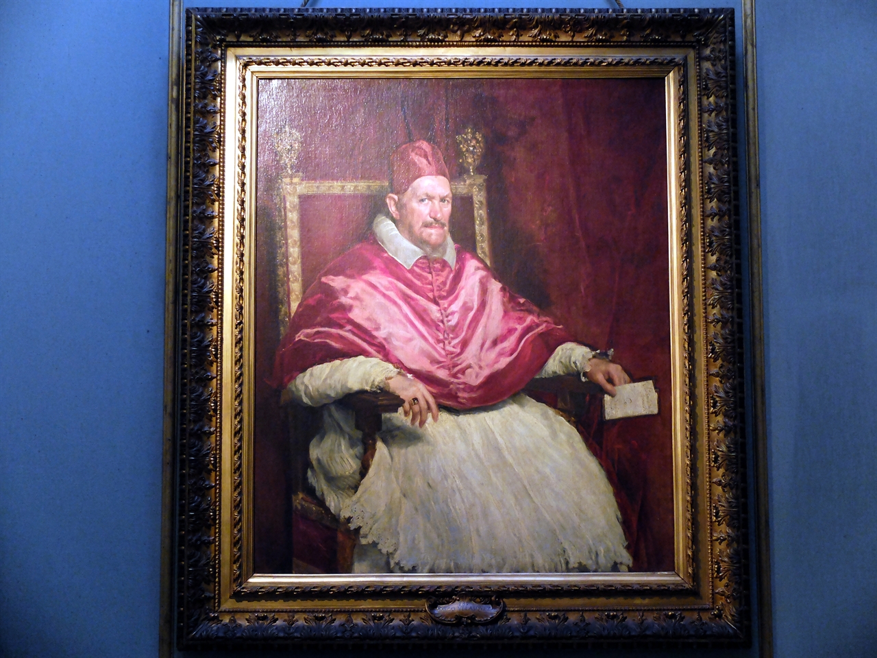 디에고 벨라스케스 '교황 인노켄티우스 10세의 초상' 로마 도리아 팜필리 미술관
