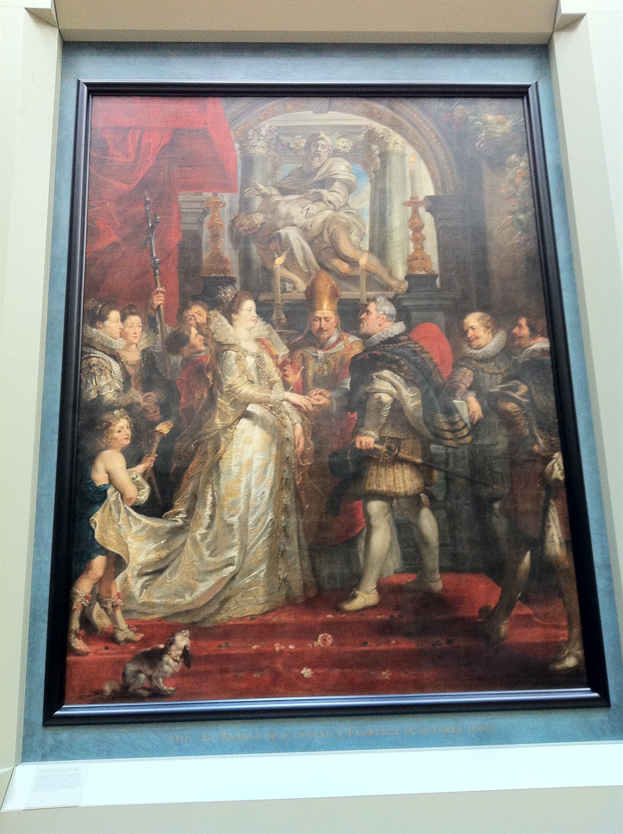 '1600년 10월 5일, 마리 드 메디시스와 앙리 4세의 결혼을 위한 대리 결혼식'