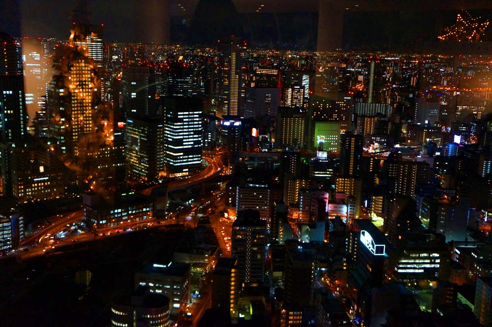 여행자가 바라본 오사카의 야경