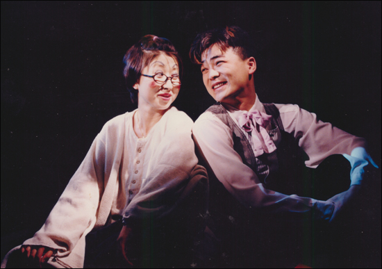  배우 김경익, 2004년 연극 <햄릿> 출연 당시 
