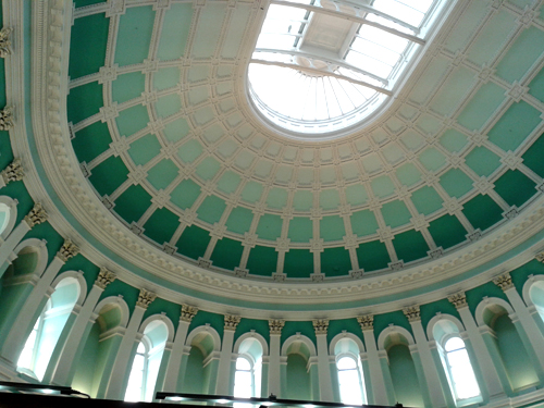 아일랜드 국립도서관 중앙돔의 모습