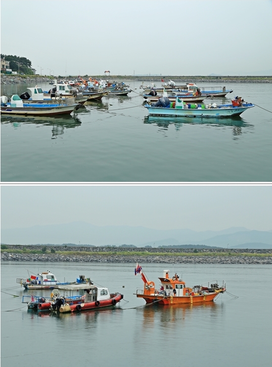 죽도 바닷가 풍경