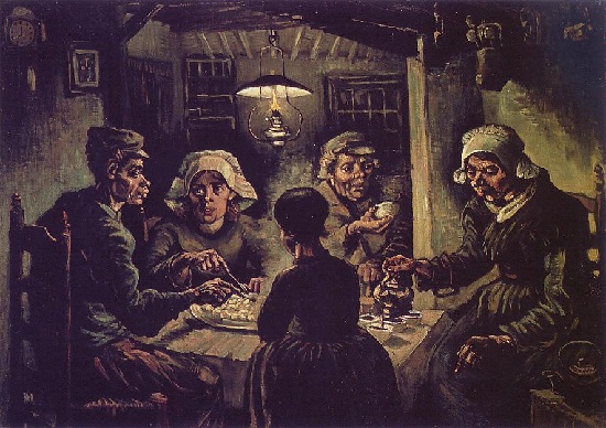 감자 먹는 사람들(1885)
