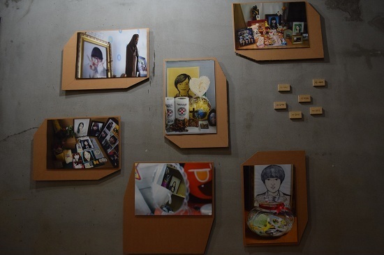 제주시 선흘리 ‘기억공간 re:born’에서 지난 4월 16일부터 전시하고 있는 ‘아이들의 방’ 전시 모습.
