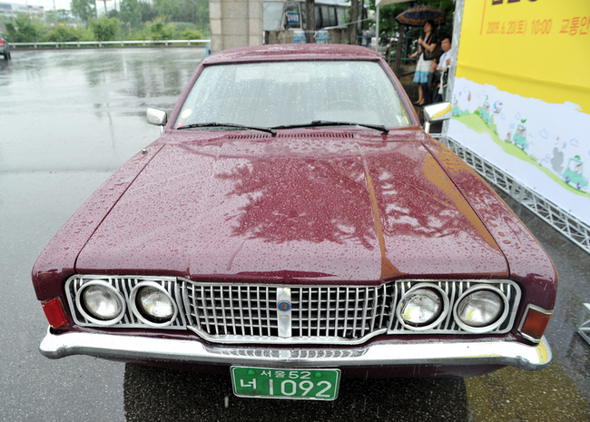 임기상 자동차시민연합 대표의 애마인 1972년식 현대차 뉴 코티나