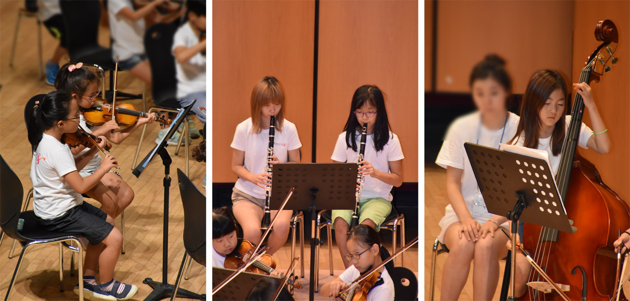 악기를 처음 다뤄보는 아이들이 모였지만 연습날을 손꼽아 기다릴 만큼 적극적이다. 실력 향상을 선보인다는 향상음악회에서 본 아이들의 모습은 이미 오케스트라 연주자였다.   