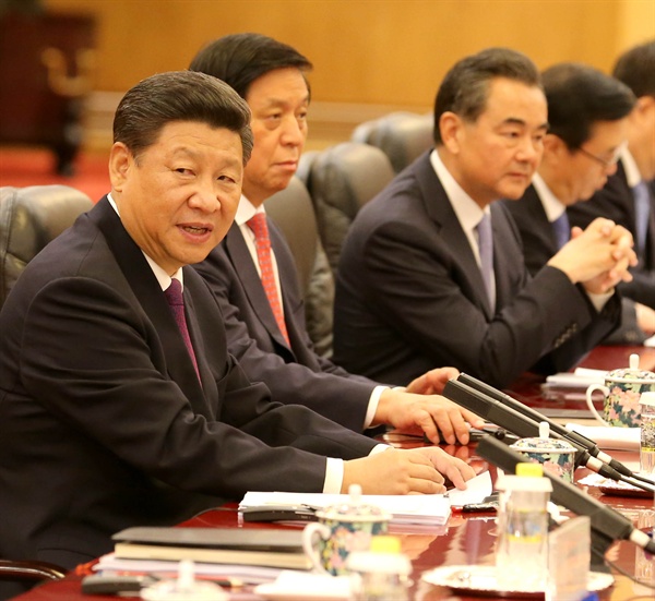 시진핑 중국 국가주석. 사진은 2일 베이징 인민대회당 동대청에서 열린 한·중 정상회담 당시 모습.
