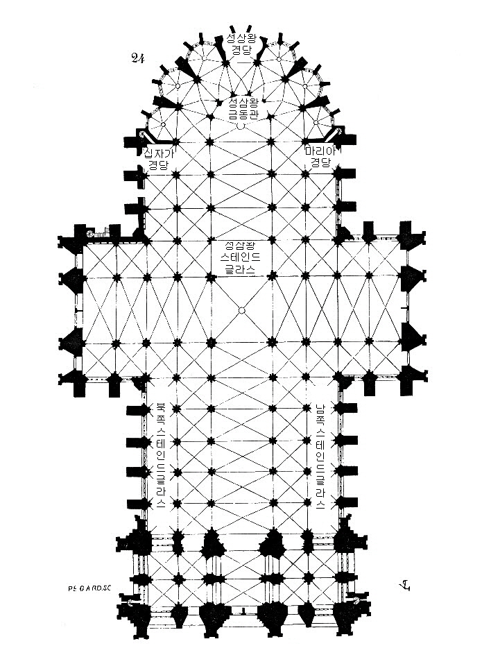  쾰른 성당 평면도