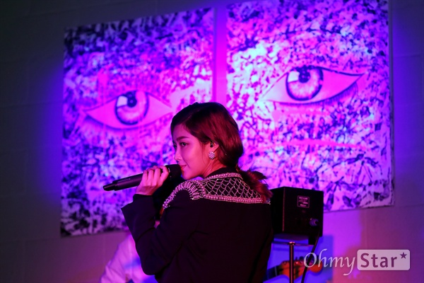  10일 오후 서울 종로구 평창동 가나아트센터에서 솔비의 프로젝트 그룹 비비스(VIVIS)의 쇼케이스가 열렸다. 