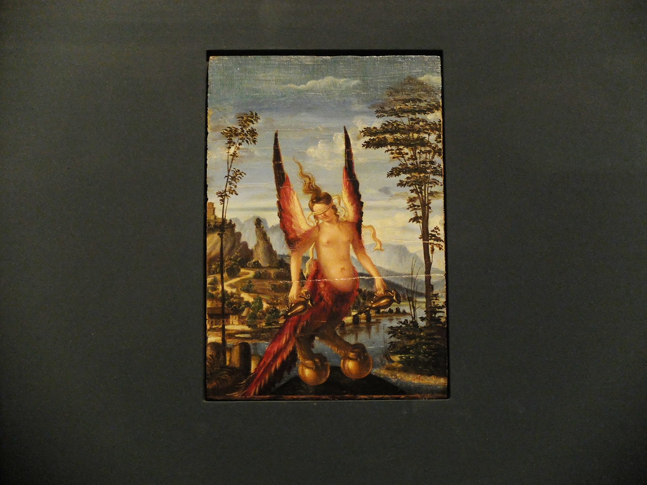 조반니 벨리니(또는 안드레아 프레비탈리), '행운의 알레고리', 베네치아 아카데미아 미술관.  
