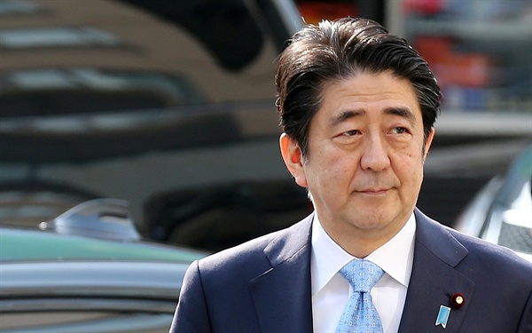 아베 신조(安倍晋三) 일본 총리.