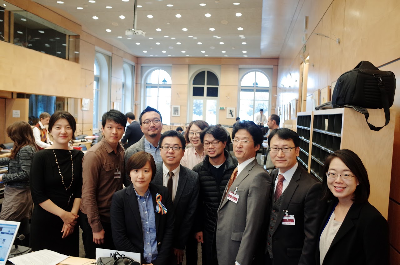 유엔 자유권 심의에 참가한 한국 NGO 대표단