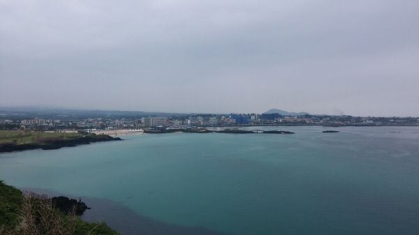  서우봉에서 내려다 본 함덕해변