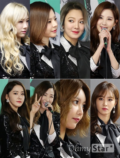 소녀시대, 걸그룹 최초 네 번째 단독 콘서트! 소녀시대가 21일, 22일 양일간 서울 방이동 올림픽공원 체조경기장에서 네 번째 단독 콘서트 < 'GIRLS' GENERATION 4th TOUR - Phantasia(판타지아) - in SEOUL >을 개최했다. 이번 공연은 2013년 6월 이후 2년 5개월 만에 선보이는 공연이다. 왼쪽 위부터 시계방향으로 태연, 써니, 효연, 서현, 유리, 수영, 티파니, 윤아. 
