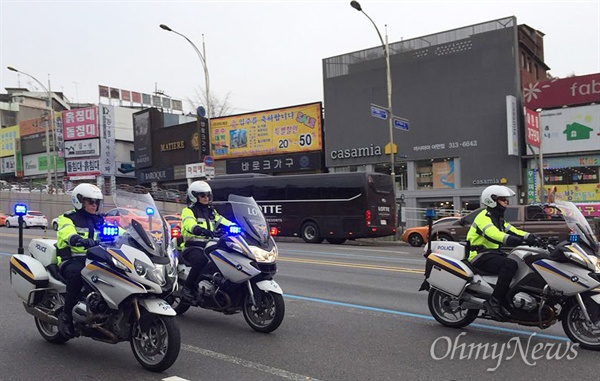 경찰, 김영삼 전 대통령 국가장 예행연습 