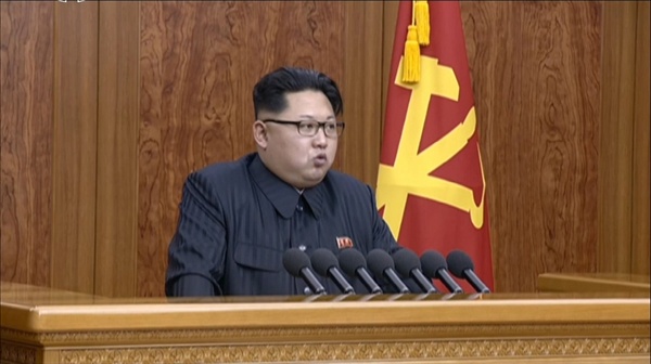 지난 1일 새해를 맞아 육성으로 신년사를 발표하는 김정은 북한 국방위원회 제1위원장