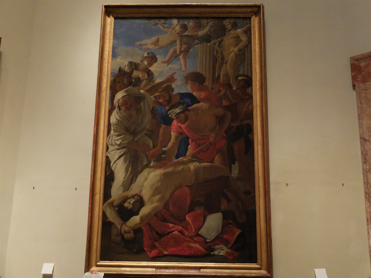 니콜라스 푸생, ‘성 에라스무스의 순교’, 바티칸 박물관 회화관. 신고전주의의 대가 푸생이 아직 매너리즘과 바로크의 영향 아래 있을 때 그린 작품입니다. 