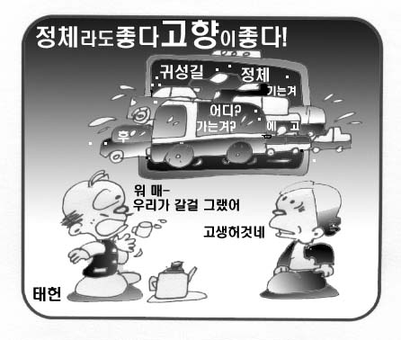 설 귀성 풍속도