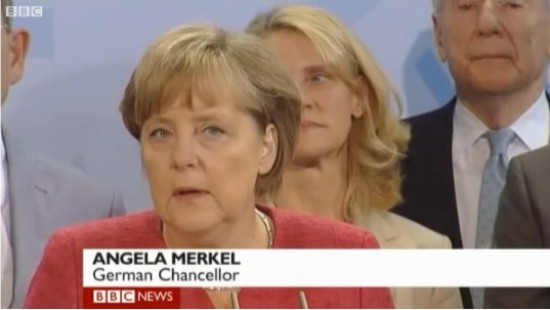 2011년 5월 30일 앙겔라 메르켈 독일 총리가 “모든 원전을 2022년까지 폐기한다”고 선언하고 있다.