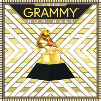  그래미 시상식 주요 후보작들을 엄선한 `2016 Grammy Nominees` 음반 표지