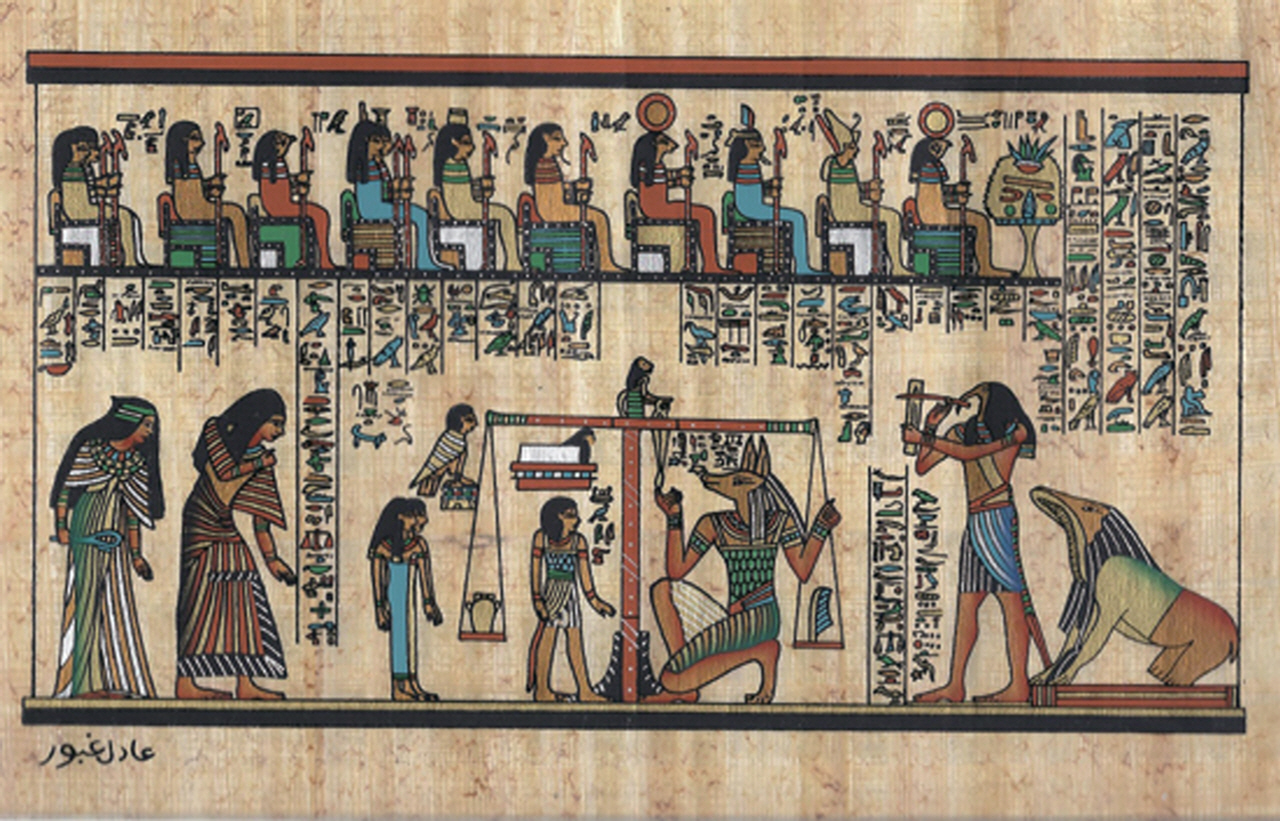  <사자의 서>는 인간이 사후세계에 드는 과정을 기록한 고대 이집트 장례문서이다.
