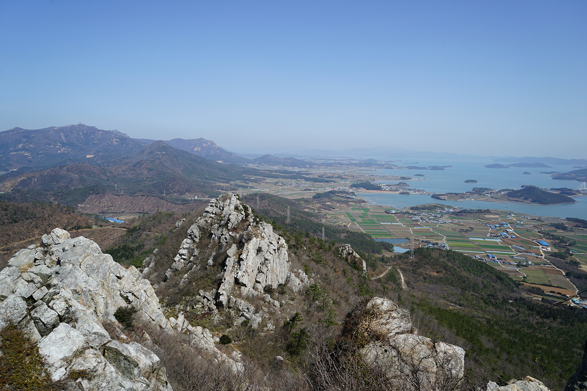 달마산과 다도해