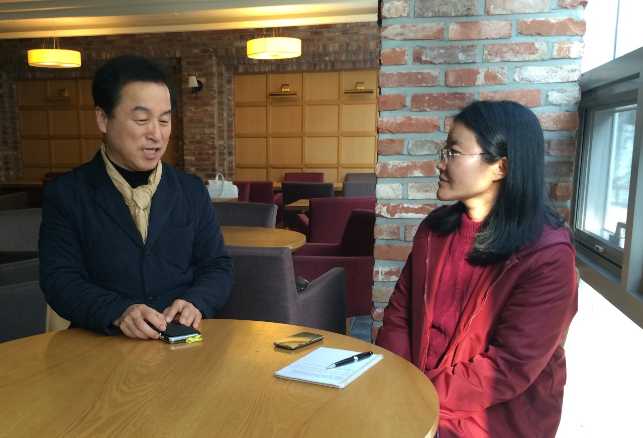 지난 3월 3일 성공회대 캠퍼스에서 가진 김보성 성공회대 외래교수와의 인터뷰