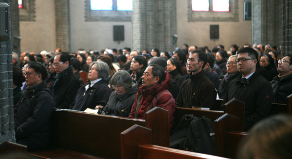 3월 1일 명동성당에는 다수의 개신교 목회자들과 신자들도 함께 했다. 