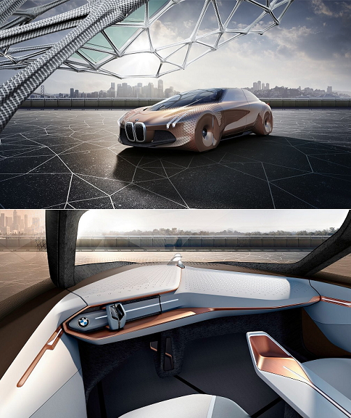 BMW의 비전 넥스트 100 콘셉트카 이미지
