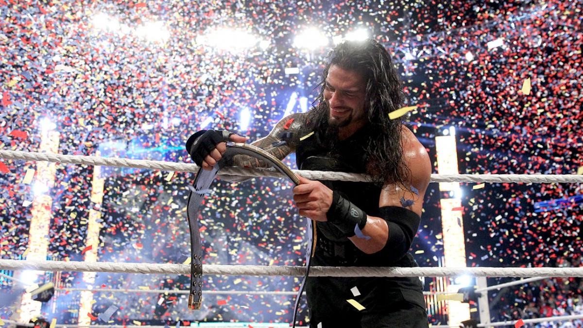  서바이버 시리즈2015에서 WWE 월드 헤비웨이트 챔피언에 올랐을 당시