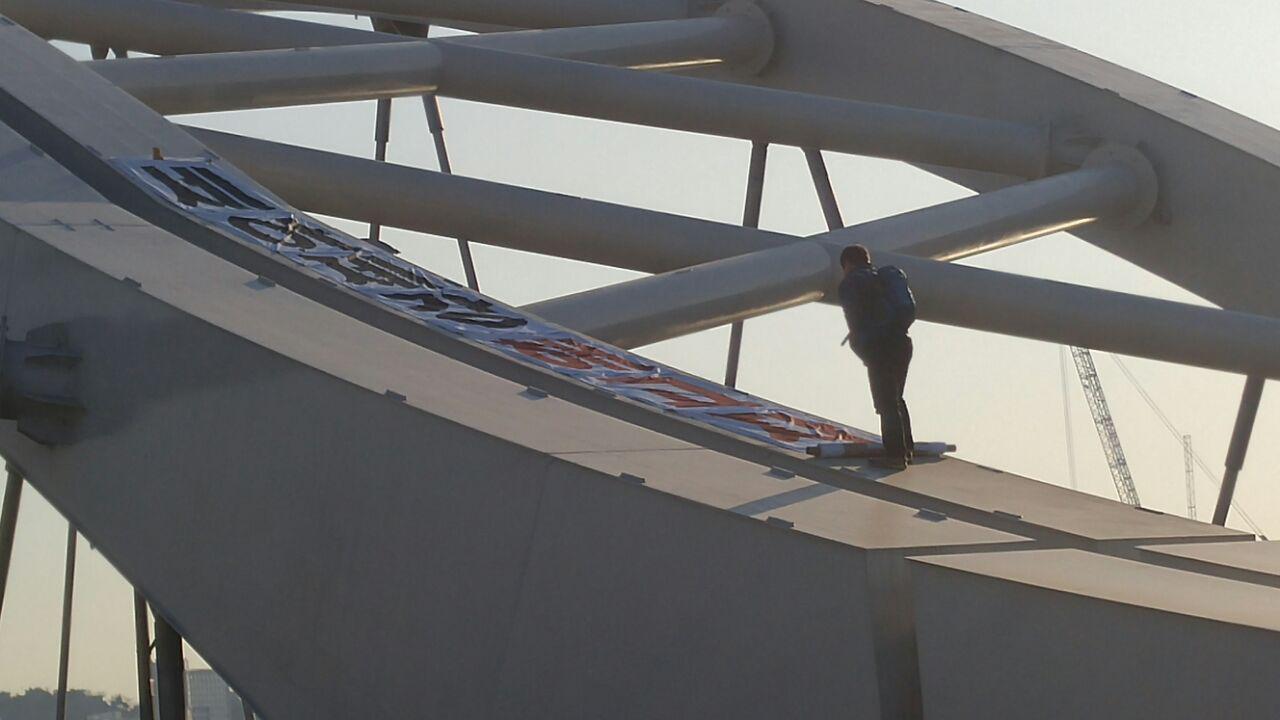 31년 해고노동자, 복직을 위해 양화대교 철골 다리 위에 오르다