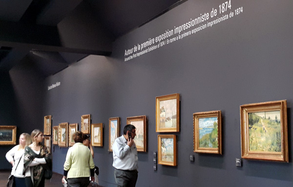 베르트 모리조는 1874년 열린 최초의 인상주의 전시회에 작품을 전시한 유일한 여성화가이다. 오르세 미술관.