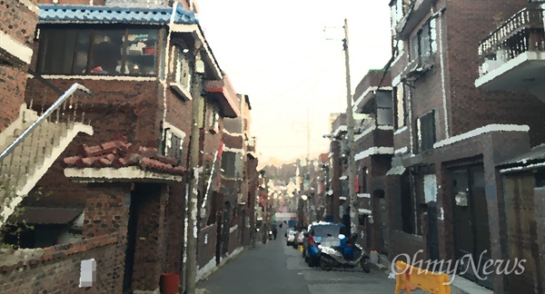 서울시 양천구의 한 동네 풍경. 