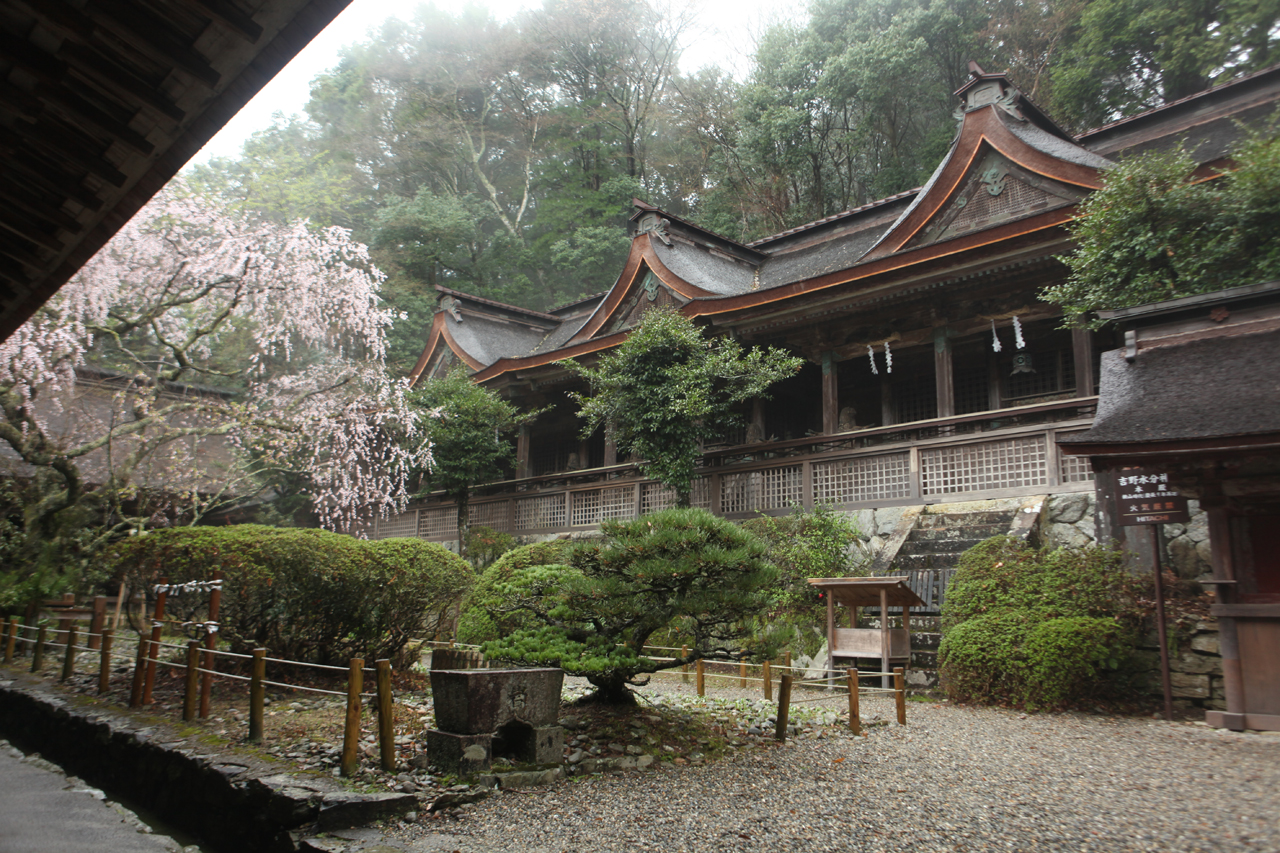  '아이를 돌보는 신'이라 불리는 요시노미쿠마리진자(吉野水分神社).