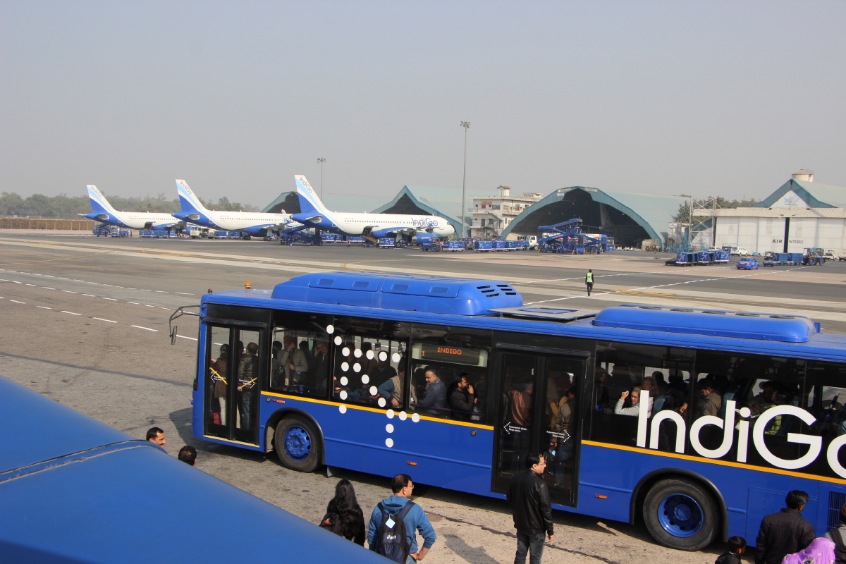 델리의 인디라 간디 공항