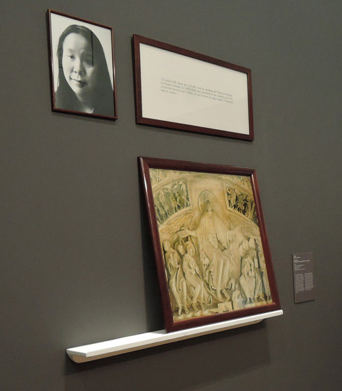 소피 칼(Sophie Calle) I '맹인들(15)' 젤라틴 실버프린트와 텍스트 150×120×10cm 국립조형예술센터(Cnap)컬렉션 1986. 