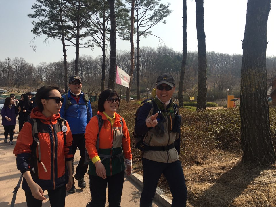 4월 23일, 네 번째 서울둘레길 토요일 걷기 프로젝트에서는 고덕 일자산 코스를 걸었다.