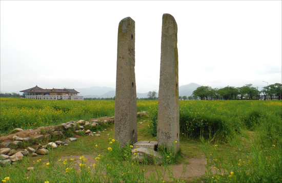     경주구황동당간지주(경북유형문화재 제192호).