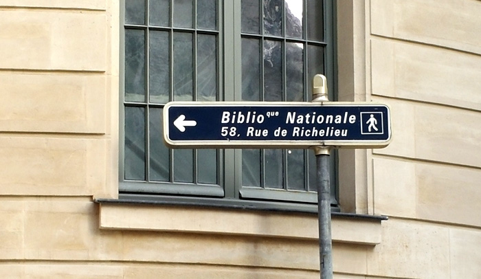 파리 국립도서관 가는 길
