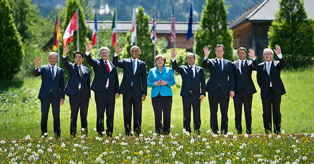 2015년 열린 G7 정상회담 모습