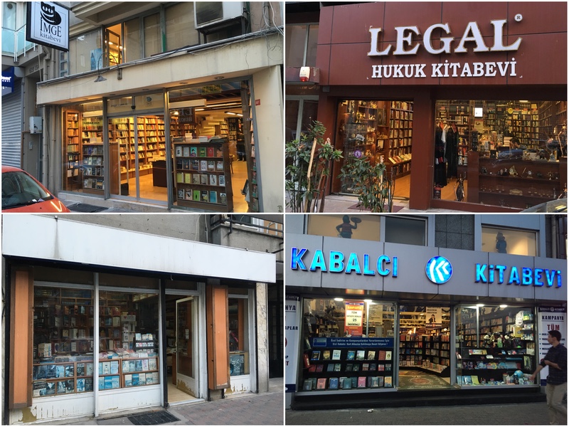 이스탄불 거리 곳곳에 조그만 서점들이 아주 많다. 터키인들이 부러운 또 하나의 이유다.