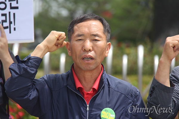 김군섭 전국농민회총연맹 부산경남연맹 의장.