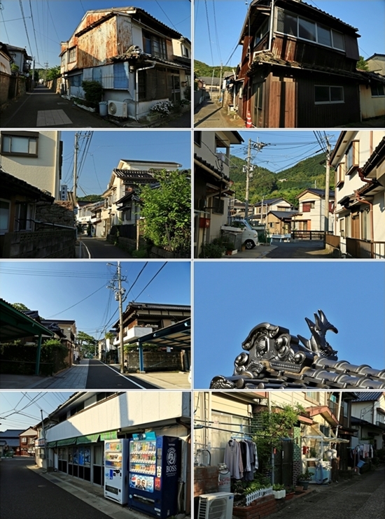 일본의 주택과 골목 풍경