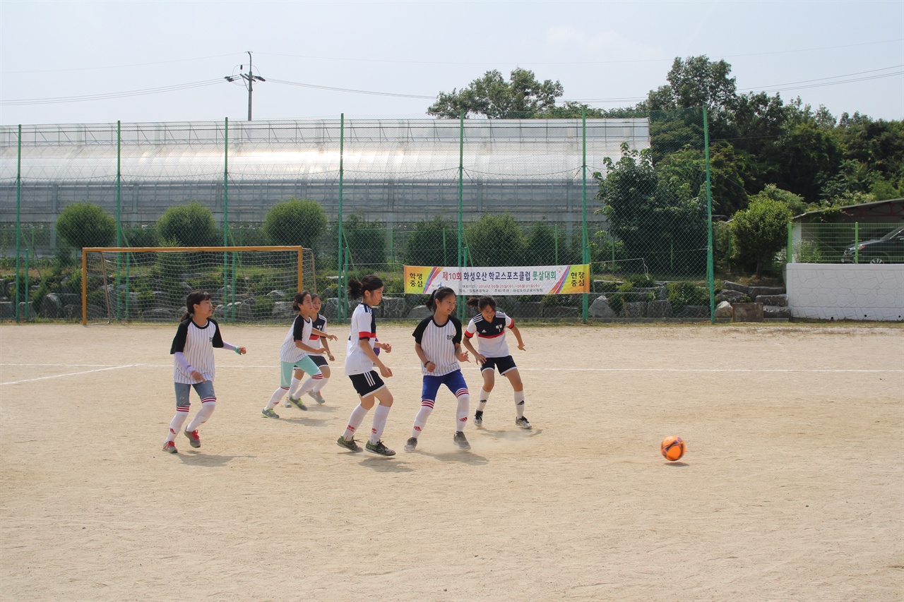 교내 스포츠클럽 우승팀이 교육장배 스포츠클럽 대회에 참가하였다.