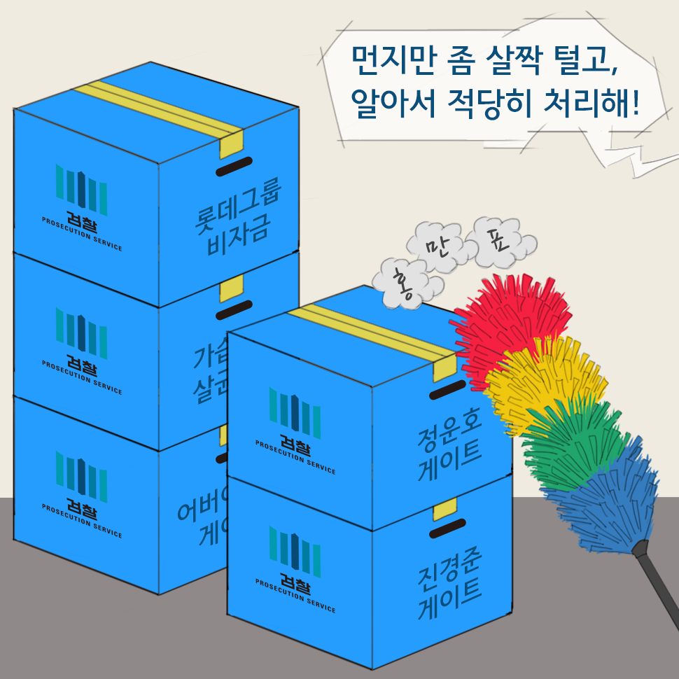  먼지만 날리는 검찰 조사?