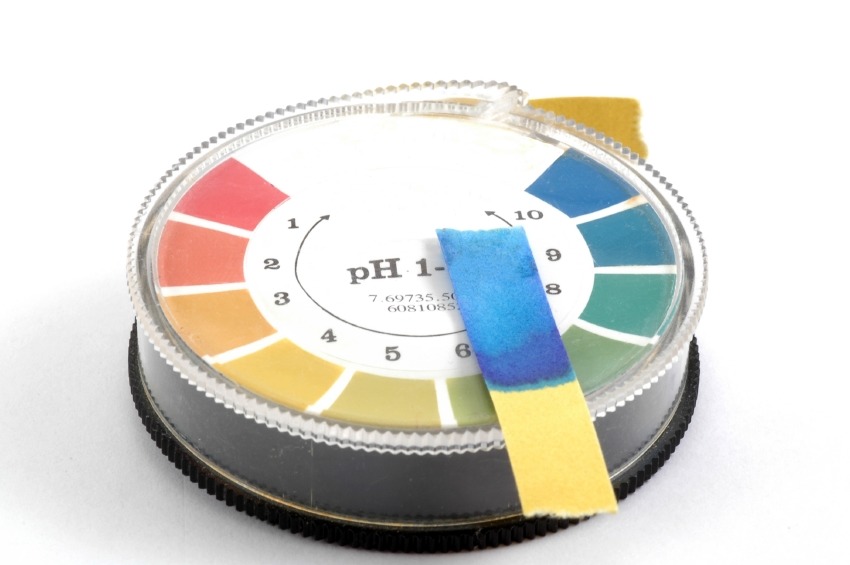 물질의 산성, 염기성 농도인 pH 수치에 따라 색이 변한다. 