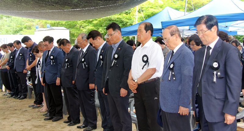 지난 27일 열린 대전산내 민간인희생자 위령제