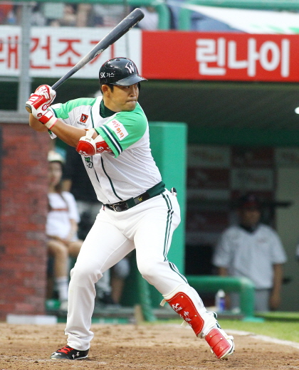  올 시즌 본인의 커리어하이 홈런(16개)을 기록 중인 SK 정의윤.