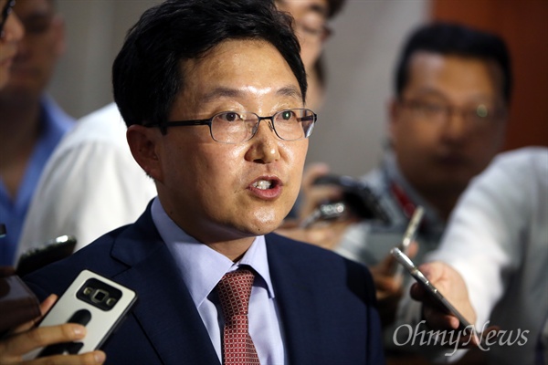 새누리당 8.9 전당대회에서 당대표 출마를 선언한 김용태 의원