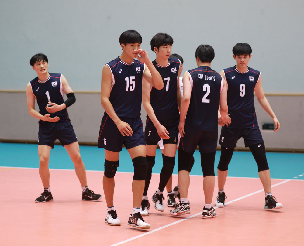  한국 청소년 대표팀 선수들